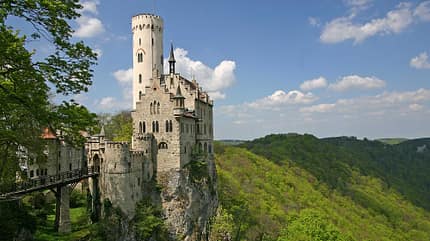 Schloss Lichtenstein, Burg, Schwäbische Alb Schloss, Schloss Lichtenstein, Burg, Schwäbische Alb
