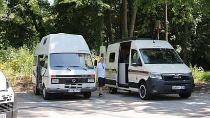 Frontansicht, Sven Hedin, Westfalia, Jubiläumsedition, Sondermodell, Retro
