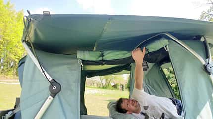 Thule Outset, Zelt, Anhängerkupplung, Dachzelt, Camping Zelttüren, Thule Outset, Zelt, Anhängerkupplung, Dachzelt, Camping