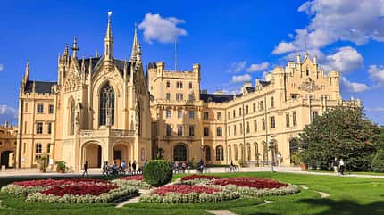 Südmähren, Tschechien, Reise, Schloss Lednice Südmähren, Tschechien, Reise, Schloss Lednice