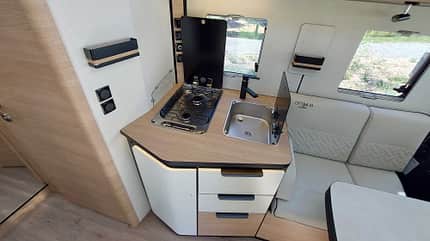 Rapido, C66i, Integriert, Wohnmobil, Einzelbetten, Kurz, Schmal Küche, Rapido, C66i, Integriert, Wohnmobil, Einzelbetten, Kurz, Schmal
