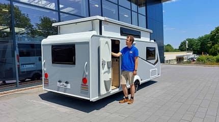 Klappcaravan, Außen Klappcaravan, Außen