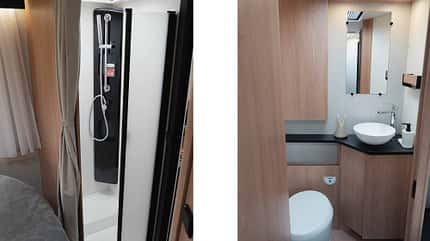 Joa 75 QB, Raumbad, Duschkabine, WC, Waschraum Joa 75 QB, Raumbad, Duschkabine, WC, Waschraum
