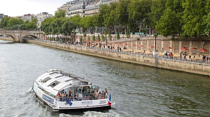 Paris, Camping, Reise, Ufer, Seine, Sandstrand Paris, Camping, Reise, Ufer, Seine, Sandstrand