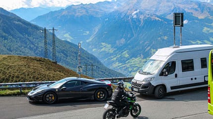 Südtirol, Italien, Camping Passeier, Alpen Sportwagen, Südtirol, Italien, Camping Passeier, Alpen