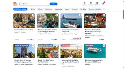 App, Smartphone, Navigation, Urlaub GetYourGuide, App, Smartphone, Navigation, Urlaub