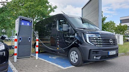 Eifelland Relax, Elektrisch, E-Camper, Nissan Interstar-e, Elektro Ladeplatz, Eifelland Relax, Elektrisch, E-Camper, Nissan Interstar-e, Elektro