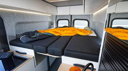 campingbus, sun living Liegefläche