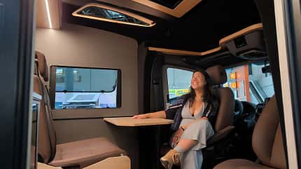 Offtrack Verge, Teilintegrierter, Reisemobil, Innenraum, Sitzgruppe f_Offtrack_Verge_Sitzgruppe