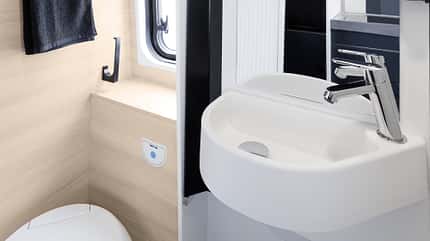 Waschbecken, Eura Mobil Vancona, Campingbus, Premiere