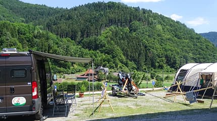 Schwarzwald, Parzelle, Camping, Wäldebauernhof Gutach