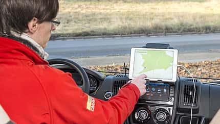 Navigations-Apps Tablet