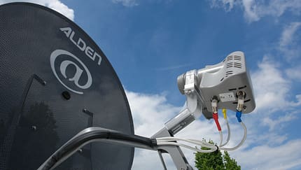 Sat-Anlage am Wohnmobil
