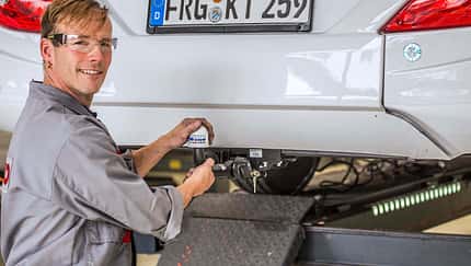 Dank ihres Baukastensystems soll die Anhängekupplung SAWIKO MT054 an viele Reisemobilmodelle passen.