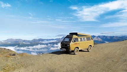 VW Syncro-T3 auf dem Monte Jafferau