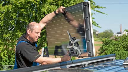 Montage Solaranlage