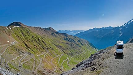 Reise-Service: Alpenpässe