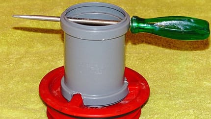 Hilfsaufsatz für Tankverschluss