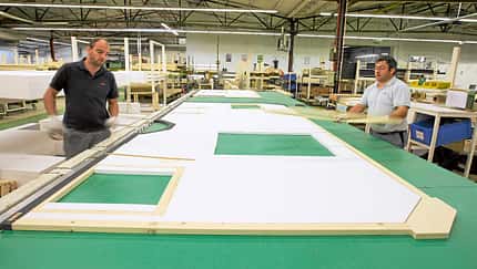 Klassiches Holzfachwerk wird in der Mittelschicht immer seltener. 