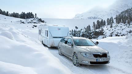 Winterreifentest im Kühtal