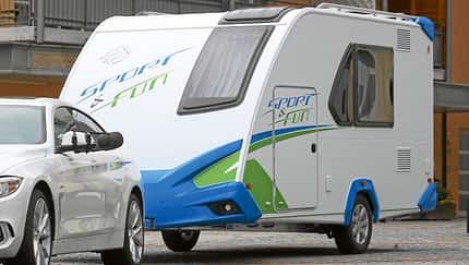 GfK-Dach beim Knaus Sport & Fun