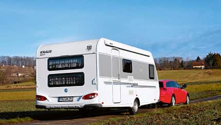 Supertest - Knaus Sport 500 FDK, Hinteransicht