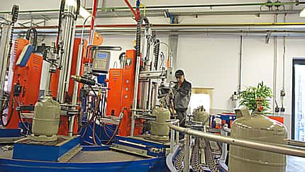 Gibt es Verschmutzungen in der Gasanlage?