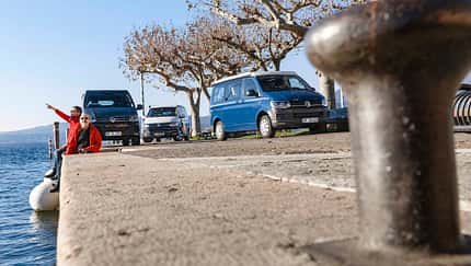 Vergleichstest Reimo, VW California, Köhler Sunvan