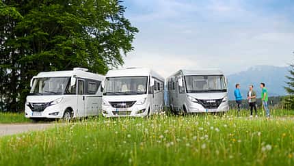 Hymer B-Klassen im Vergleich