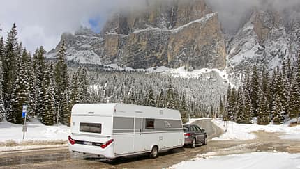 Wintercamping-Test Eriba Living 561