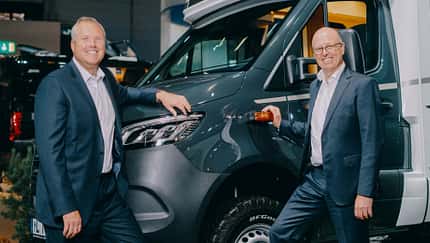 Bob Martin, CEO Thor Industries, Martin Brand, Geschäftsführer Erwin-Hymer-Group