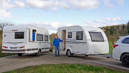 Vom kompakten Paarwagen bis zum Familiencaravan