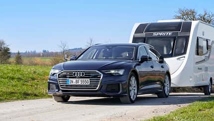 Zugwagentest Audi A6 Avant Quattro