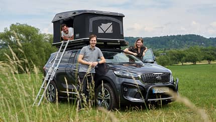 Kia Sorento-Dachzelt-Test  