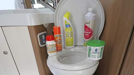 Toilettenpflege Kassettentoilette