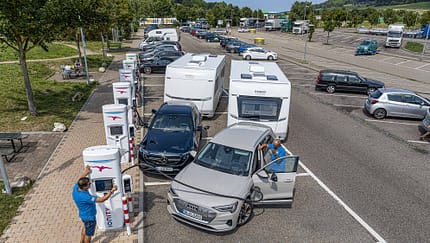 Audi E-Tron und Mercedes EQC