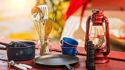 Camping Grundausstattung