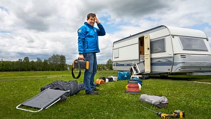 Ladungssicherung Caravan