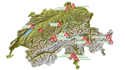 Karte Schweiz