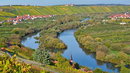 Mainschleife bei Volkach und Escherndorf