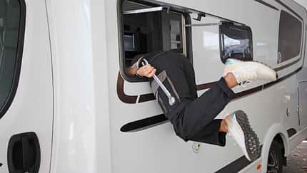 Aufbaufenster sichern