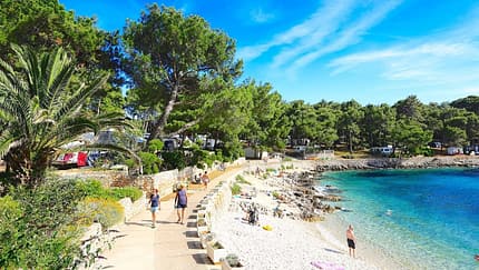Strand Camping Cikat Kroatien Insel Losinj