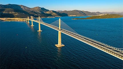Pelješac-Brücke in Kroatien