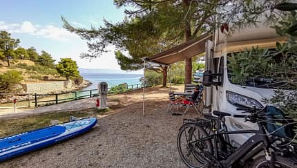Mobil-Tour durch Kroatien - Meerblick