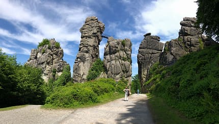 Externsteine - Südansicht
