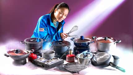 Camping-Topfsets Kochen