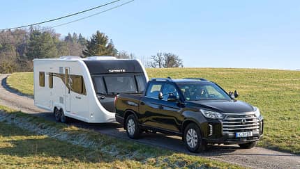 Ssangyong Musso Grand im Zugwagentest