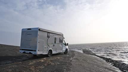 Wohnmobil, Strand, Chausson, Dauertest