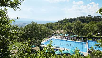 Pools, Landschaft, grün, Sonne, baden 