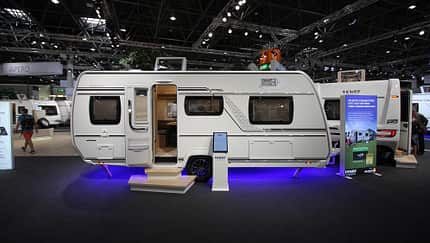 Wohnwagen, Außenfoto, Caravan Salon, Messe Düsseldorf, 2023, 